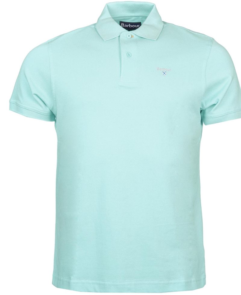 Barbour Sports Polo Shirt White | NHI276158