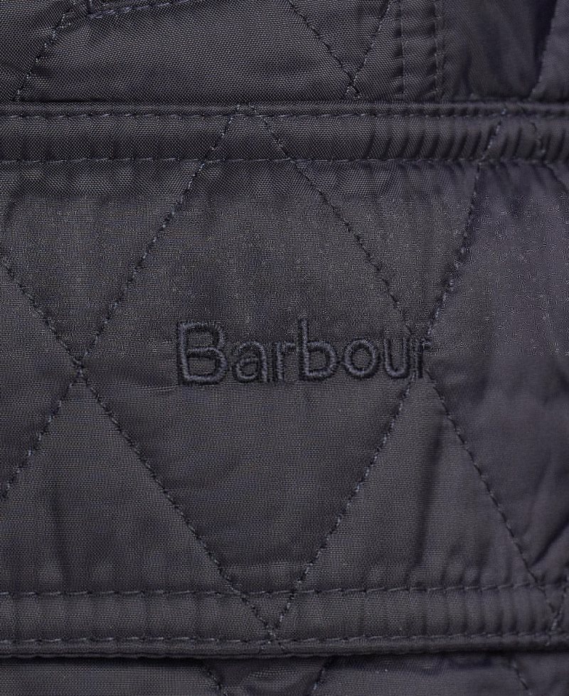 Barbour Summer Beadnell Quilted Jacket Black | DKU943285