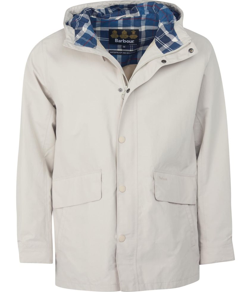 Barbour Summer City Parka Jacket Mist Summer Navy | BOW269051