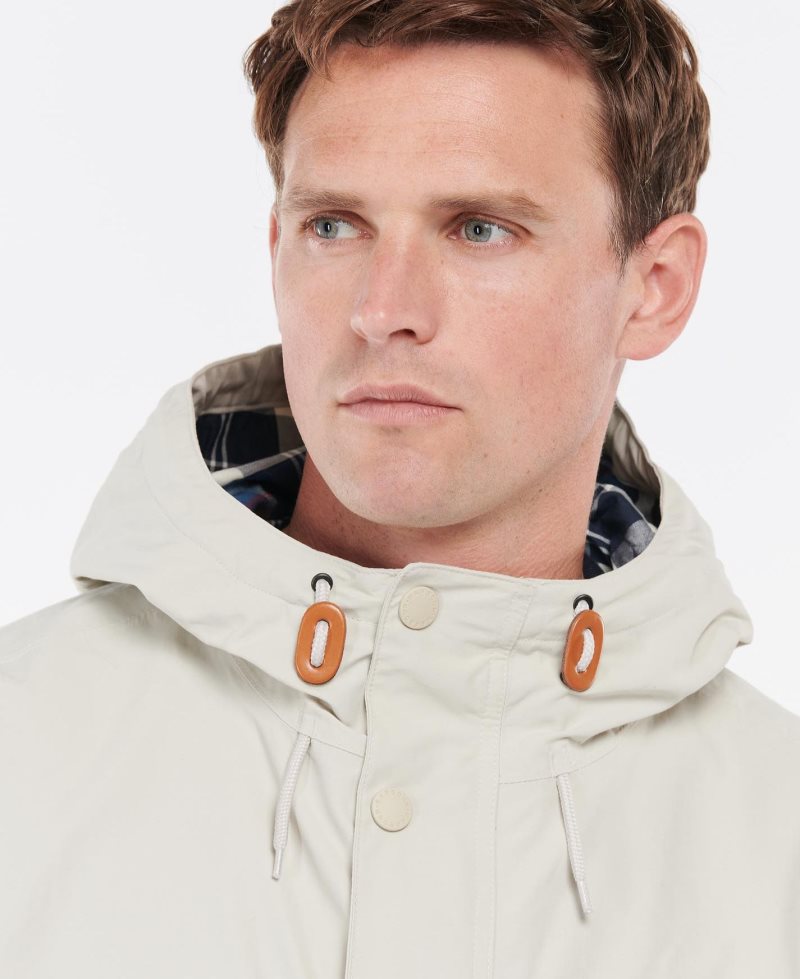 Barbour Summer City Parka Jacket Mist Summer Navy | BOW269051