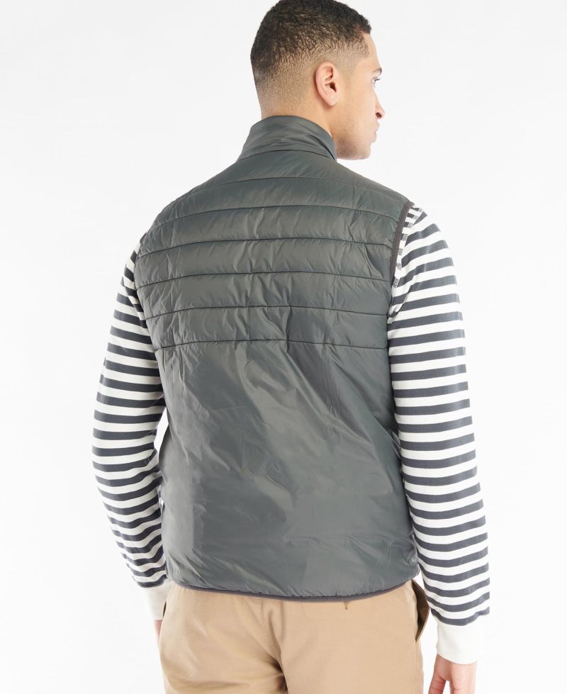 Barbour Summer Gilet Charcoal | QYK625907