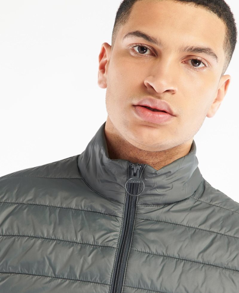 Barbour Summer Gilet Charcoal | QYK625907