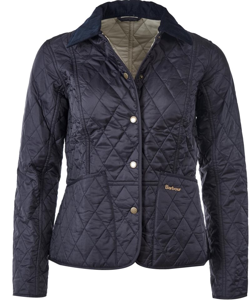 Barbour Summer Liddesdale Quilted Jacket Navy Pearl | BPT859043