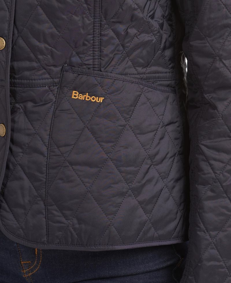 Barbour Summer Liddesdale Quilted Jacket Navy Pearl | BPT859043