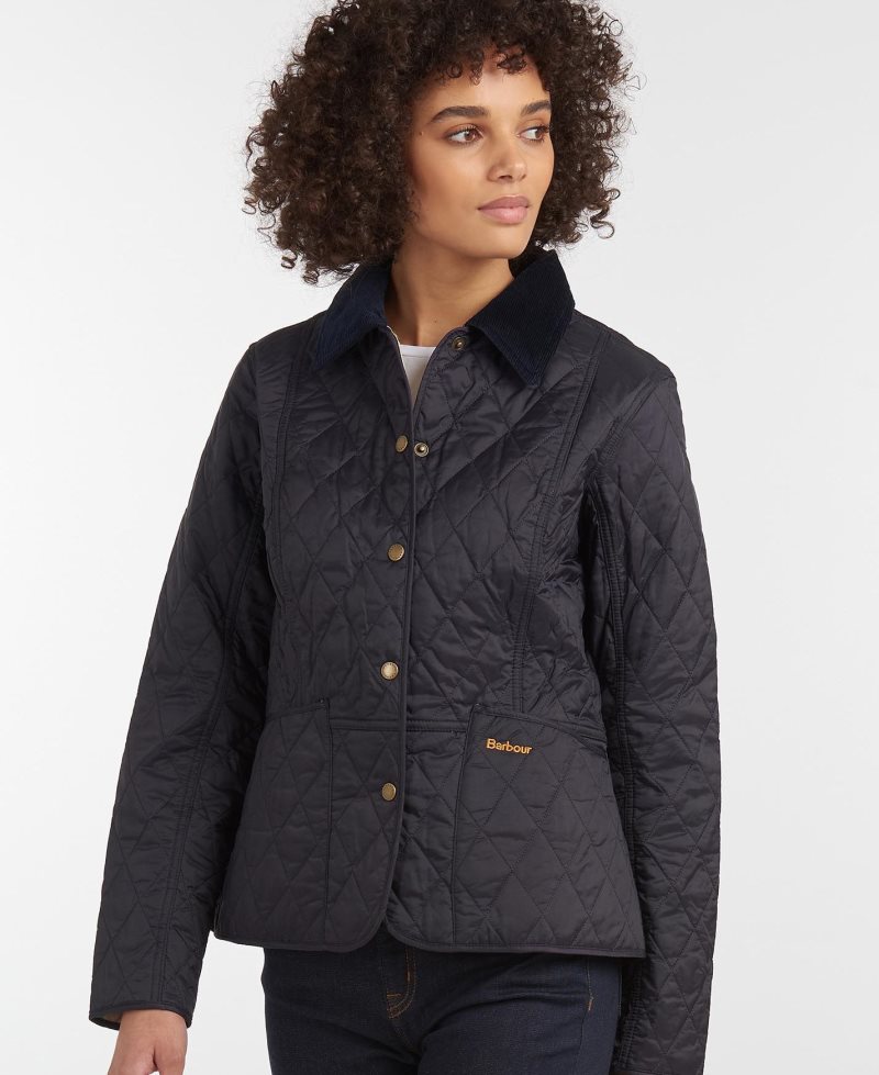 Barbour Summer Liddesdale Quilted Jacket Navy Pearl | BPT859043