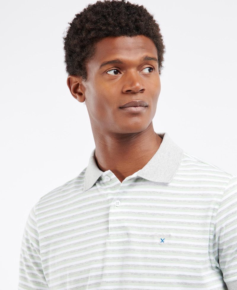 Barbour Swinden Polo Shirt Dutsy Mint | CAW563907