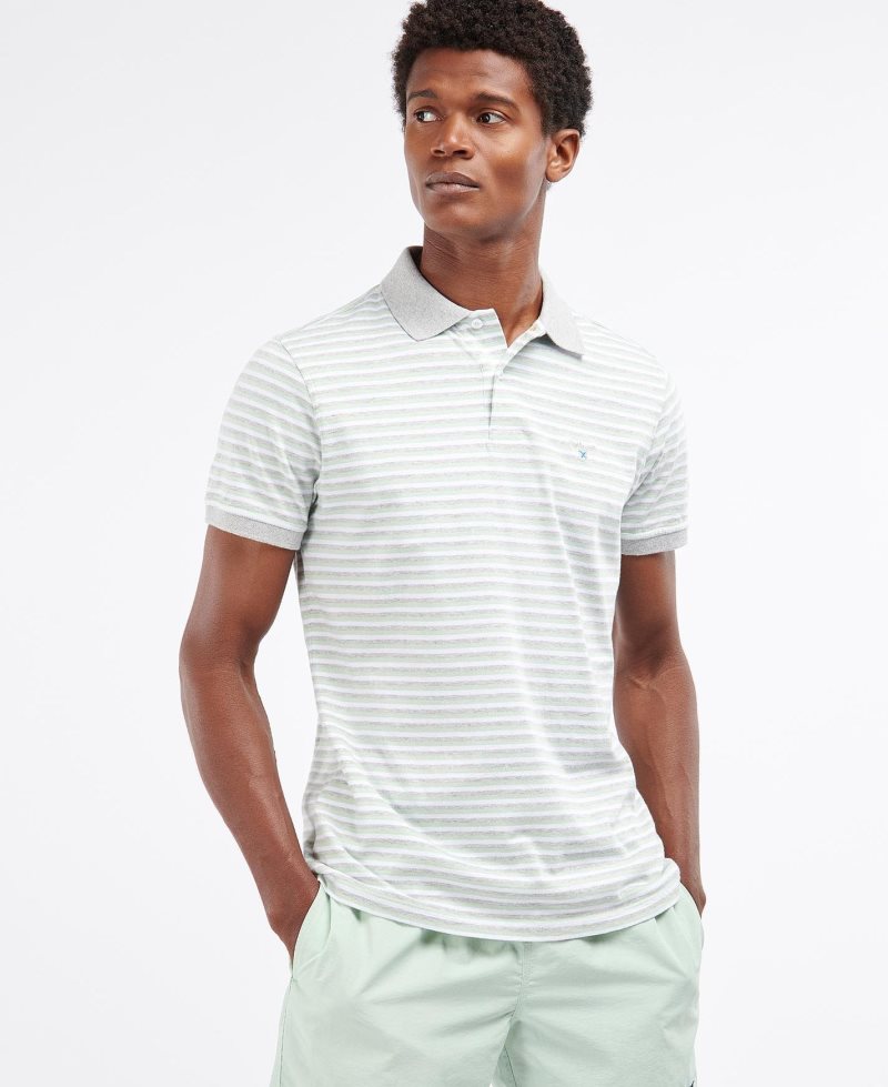 Barbour Swinden Polo Shirt Dutsy Mint | CAW563907