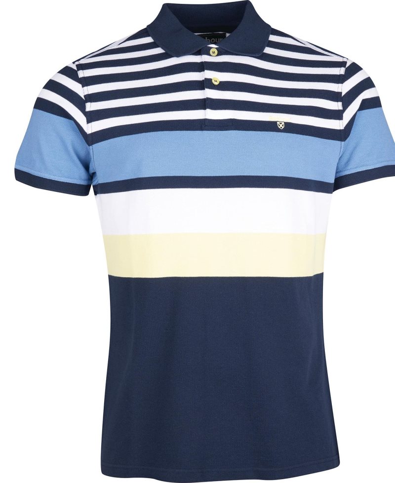 Barbour Tadlow Polo Shirt Navy | BHJ609543