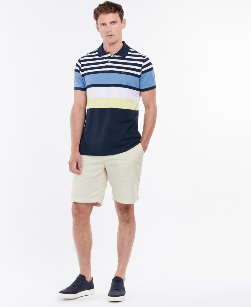 Barbour Tadlow Polo Shirt Navy | BHJ609543