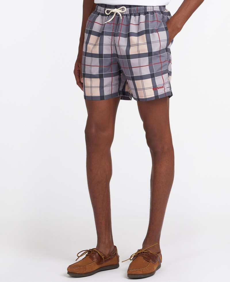 Barbour Tartan Swim Shorts Classic Tartan | AWL351678