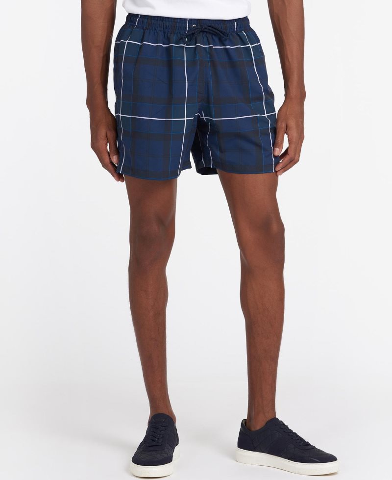 Barbour Tartan Swim Shorts Classic Tartan | PKE812436