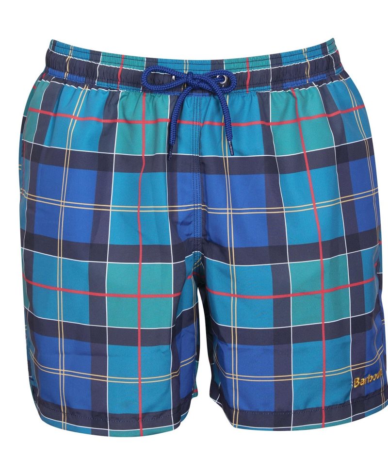 Barbour Tartan Swim Shorts Classic Tartan | QGC523867