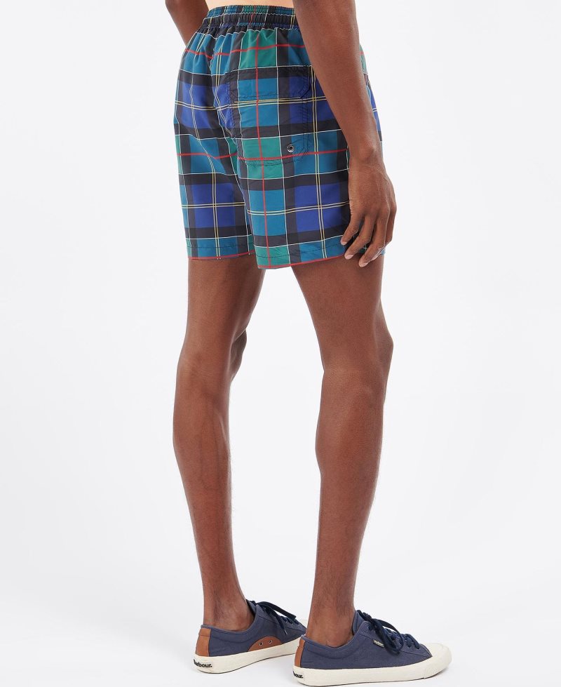 Barbour Tartan Swim Shorts Classic Tartan | QGC523867