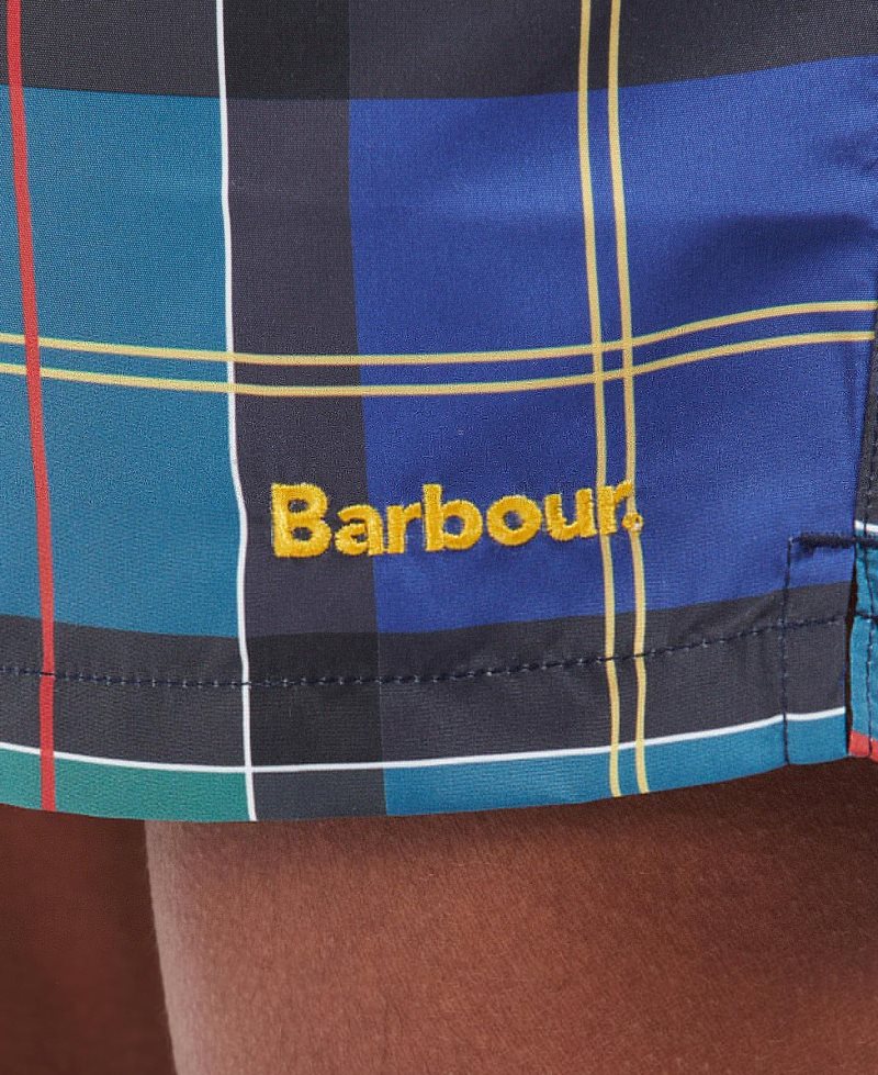 Barbour Tartan Swim Shorts Classic Tartan | QGC523867