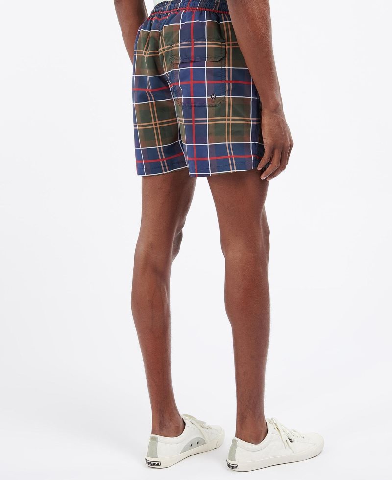 Barbour Tartan Swim Shorts Classic Tartan | TKA981605