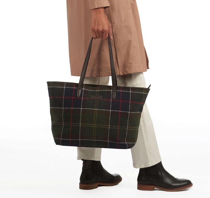 Barbour Tasche Witford Tartan Tote Classic Tartan | XBS571908