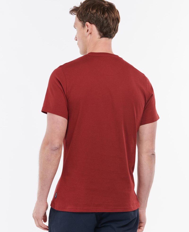 Barbour Tayside T-Shirt Wine | LJD231605