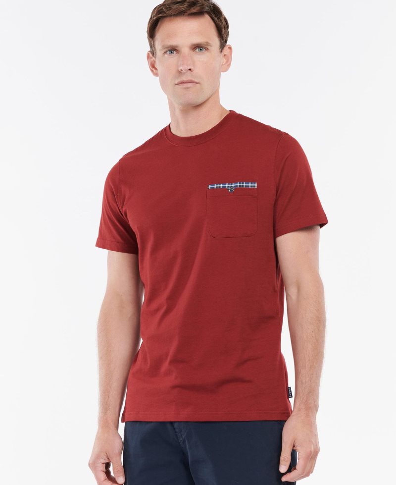 Barbour Tayside T-Shirt Wine | LJD231605