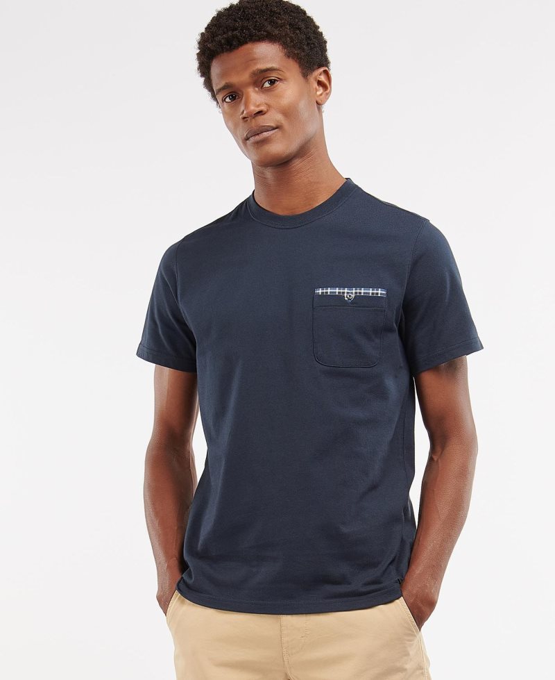 Barbour Tayside T-Shirt Wine | TQD794205