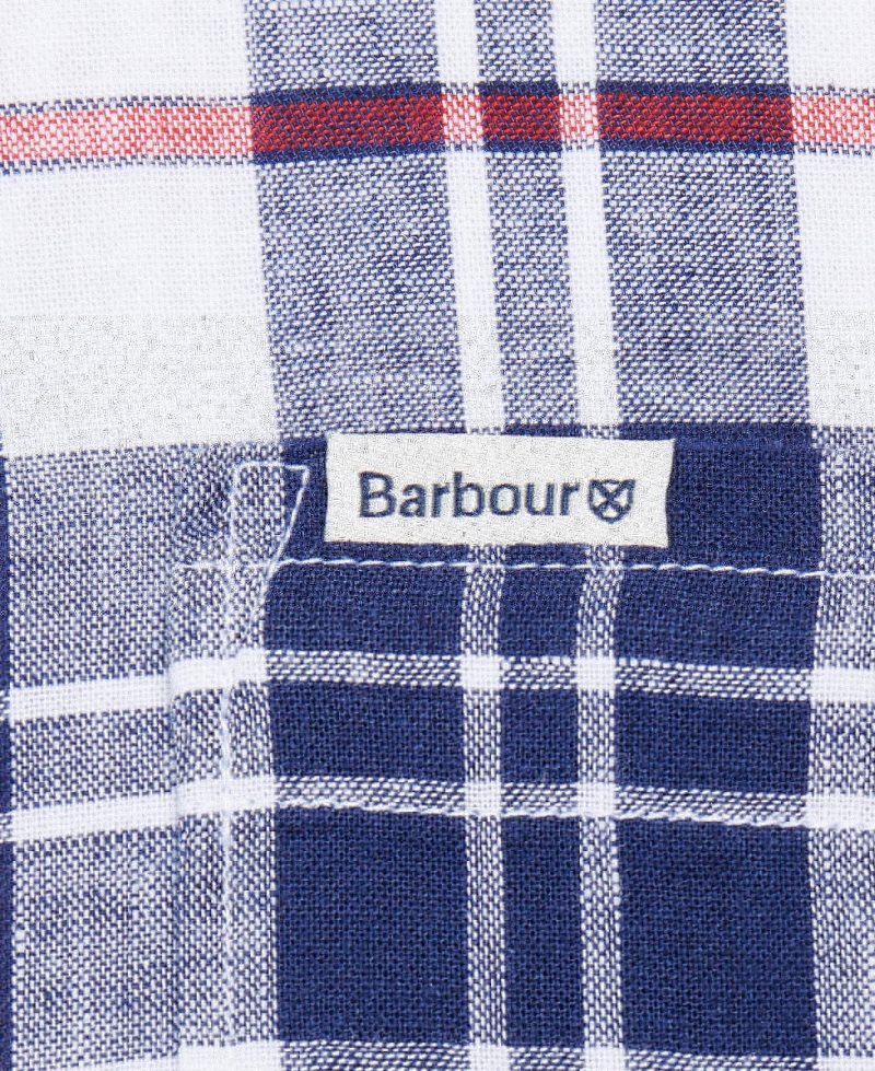 Barbour Thorpe Tailored Shirt White | BNE541679