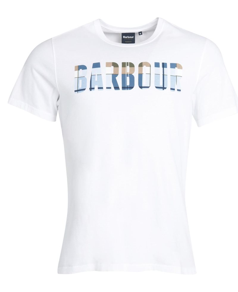 Barbour Thurso T-Shirt White | OEZ970236