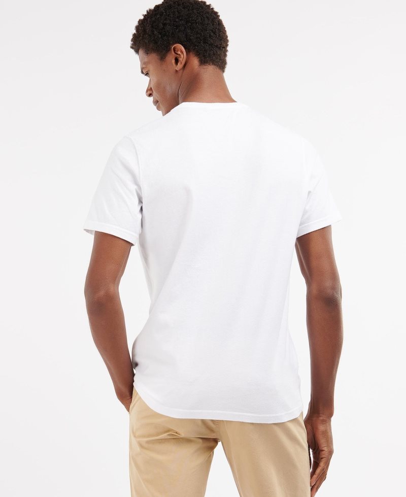 Barbour Thurso T-Shirt White | OEZ970236