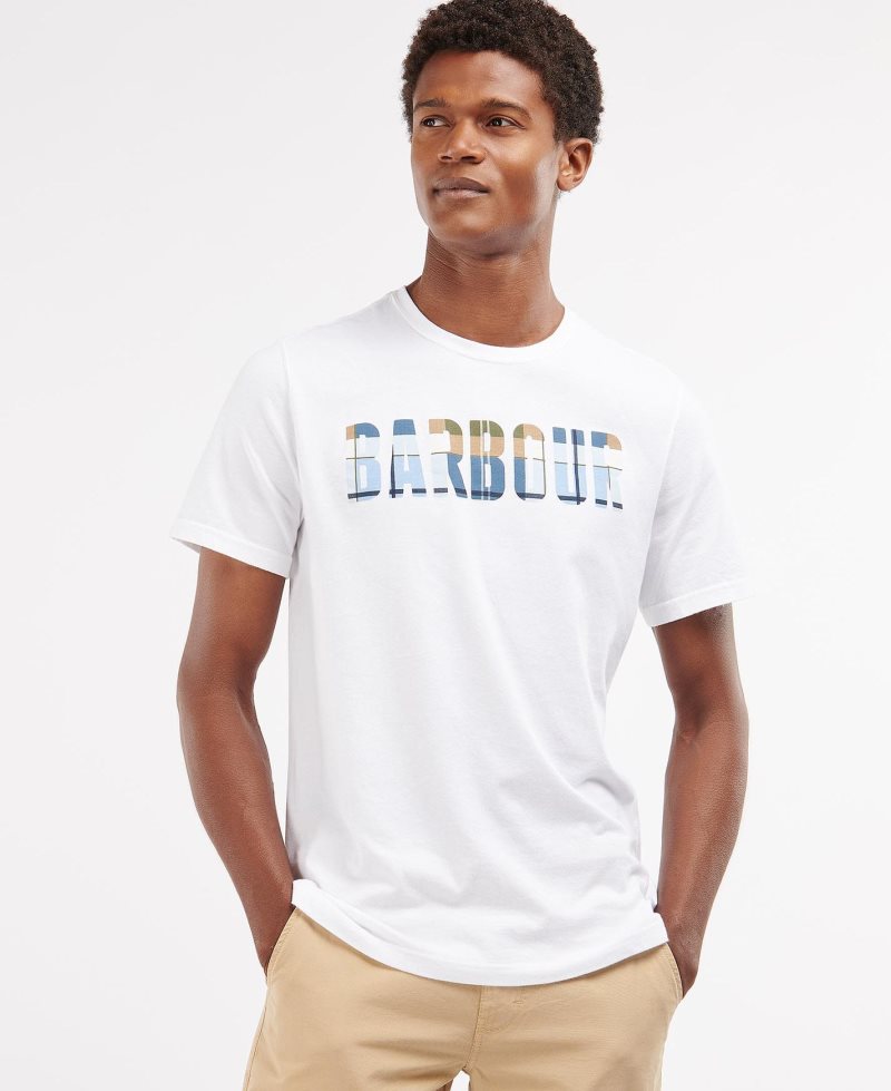 Barbour Thurso T-Shirt White | OEZ970236