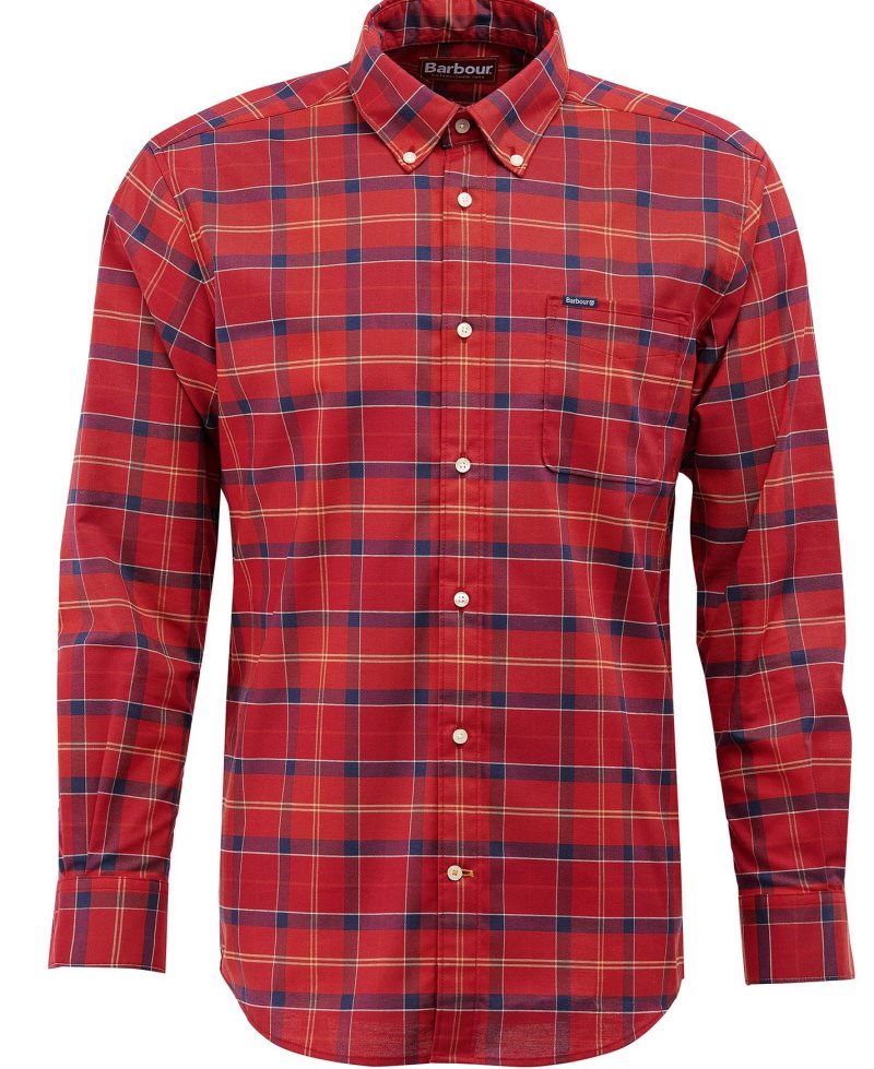 Barbour Tig Shirt Cardinal Tartan | ASD174035