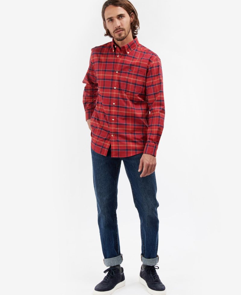 Barbour Tig Shirt Cardinal Tartan | ASD174035