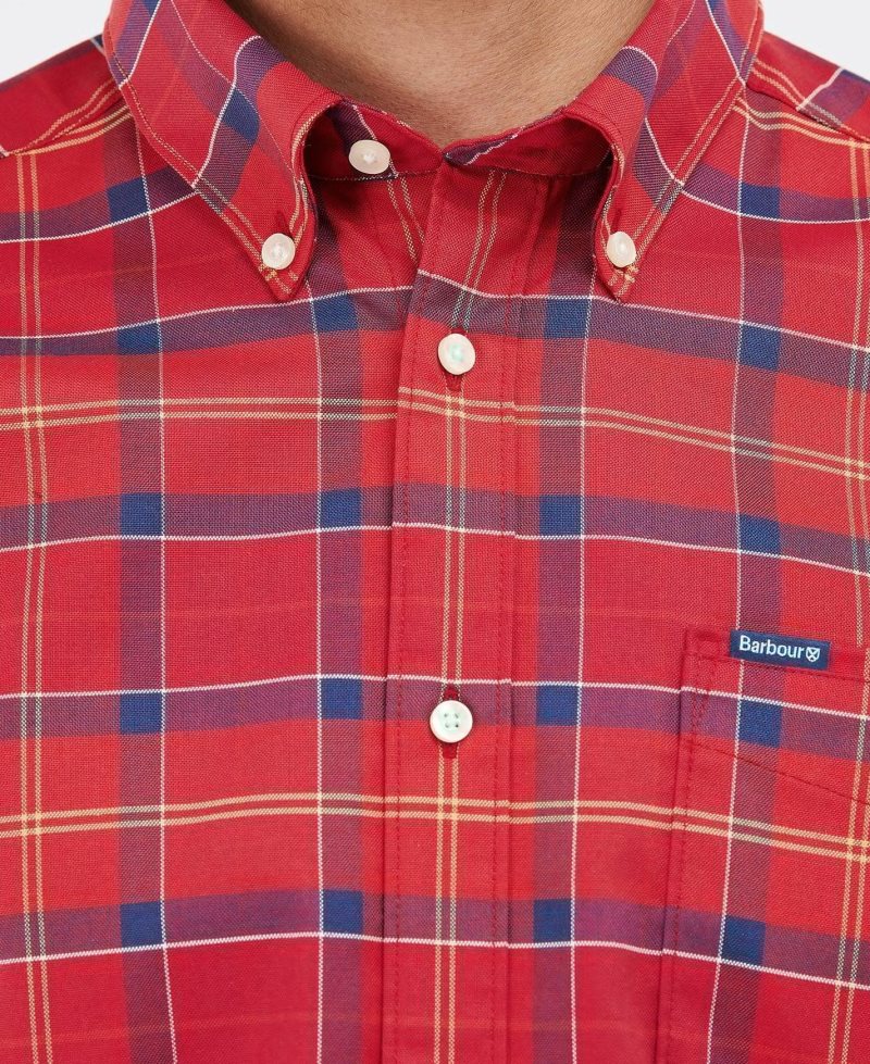 Barbour Tig Shirt Cardinal Tartan | ASD174035