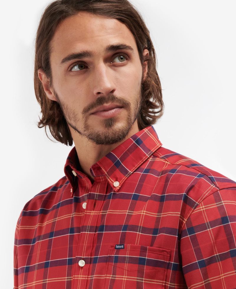 Barbour Tig Shirt Cardinal Tartan | ASD174035