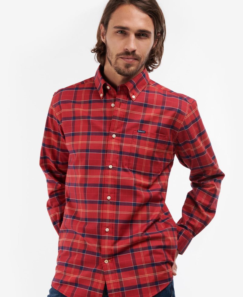 Barbour Tig Shirt Cardinal Tartan | ASD174035