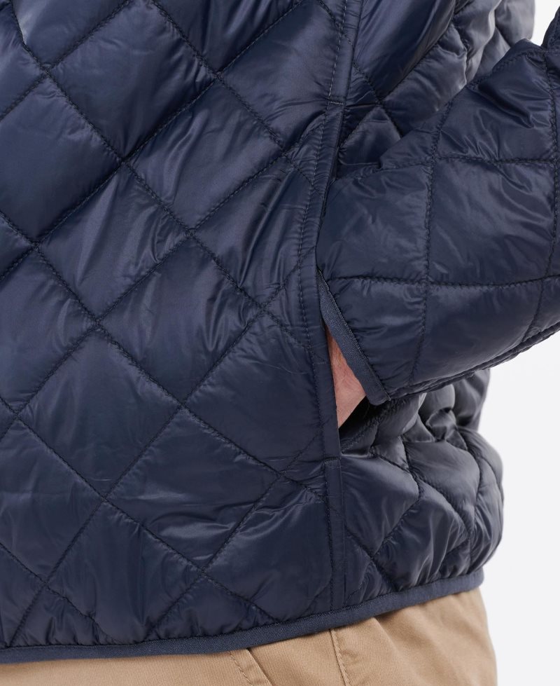 Barbour Tobble Quilted Jacket Navy Ivy | GAF709631