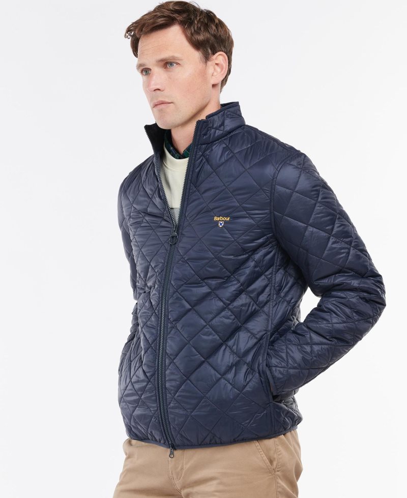 Barbour Tobble Quilted Jacket Navy Ivy | GAF709631