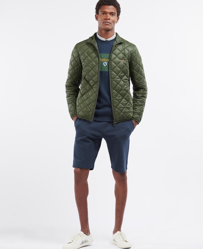 Barbour Tobble Quilted Jacket Navy Ivy | HMB209841