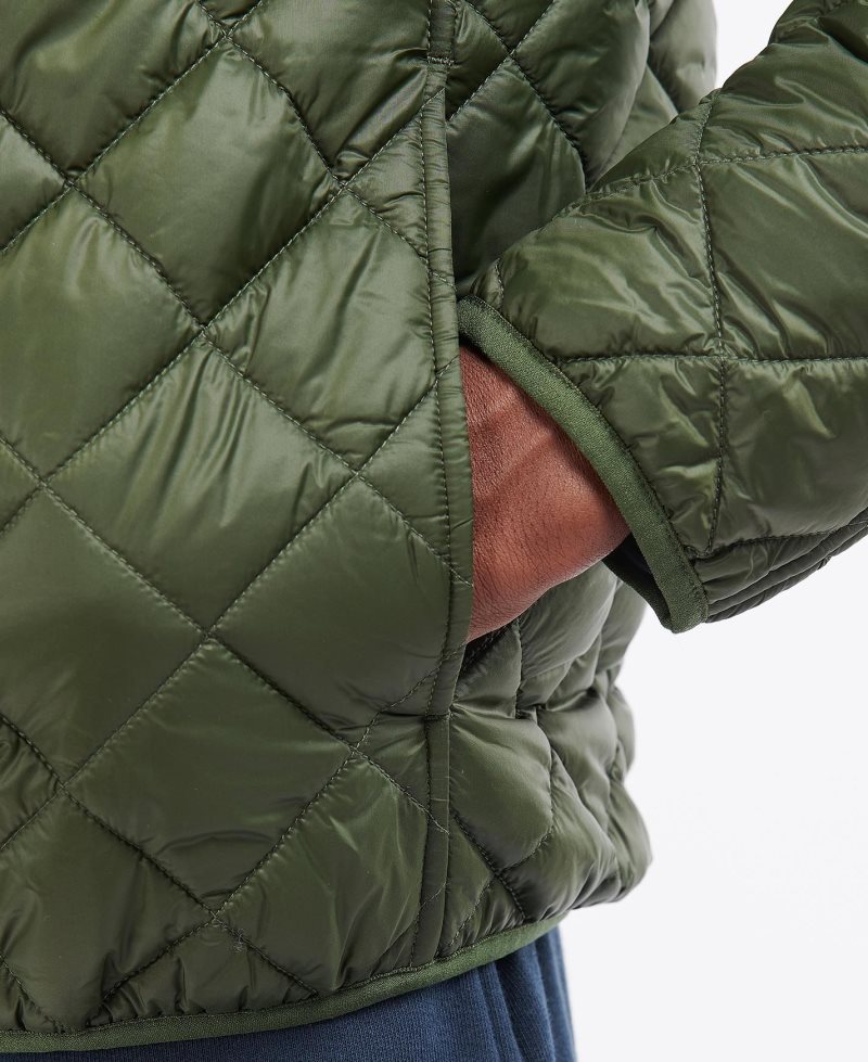 Barbour Tobble Quilted Jacket Navy Ivy | HMB209841