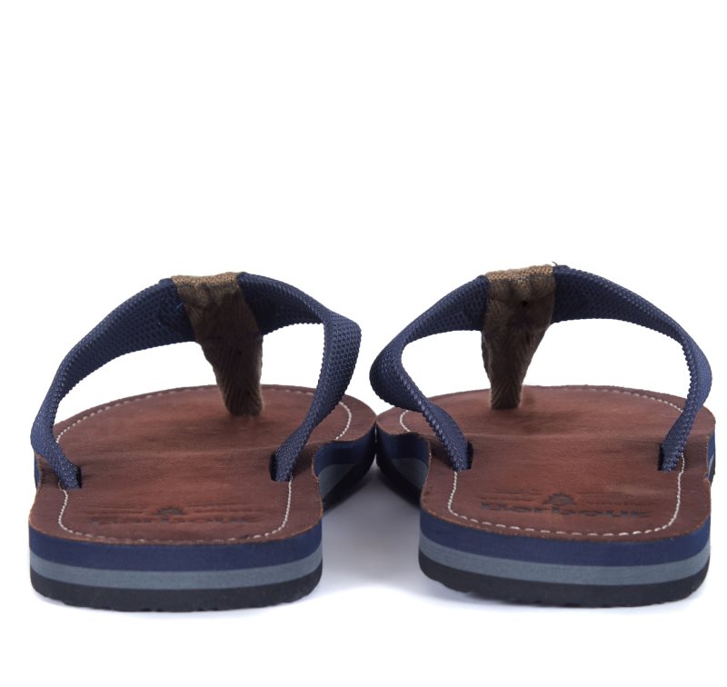 Barbour Toeman Sandals Navy | WRQ296478