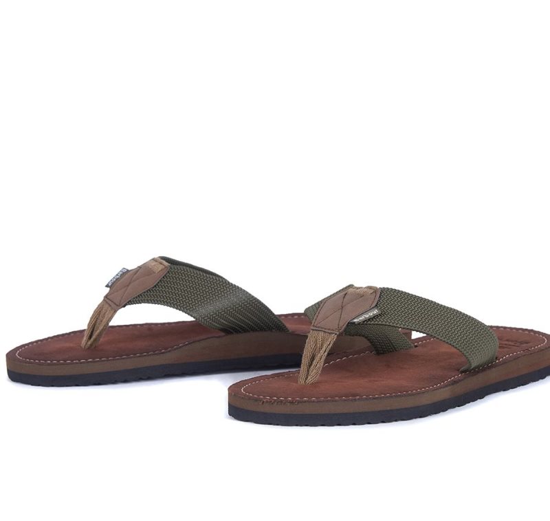 Barbour Toeman Sandals Navy | YNJ183045