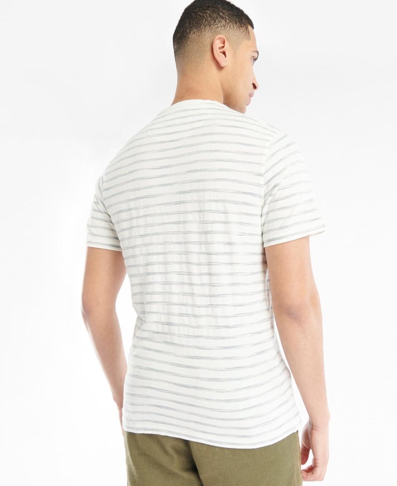 Barbour Topsale T-Shirt White | FHK608935