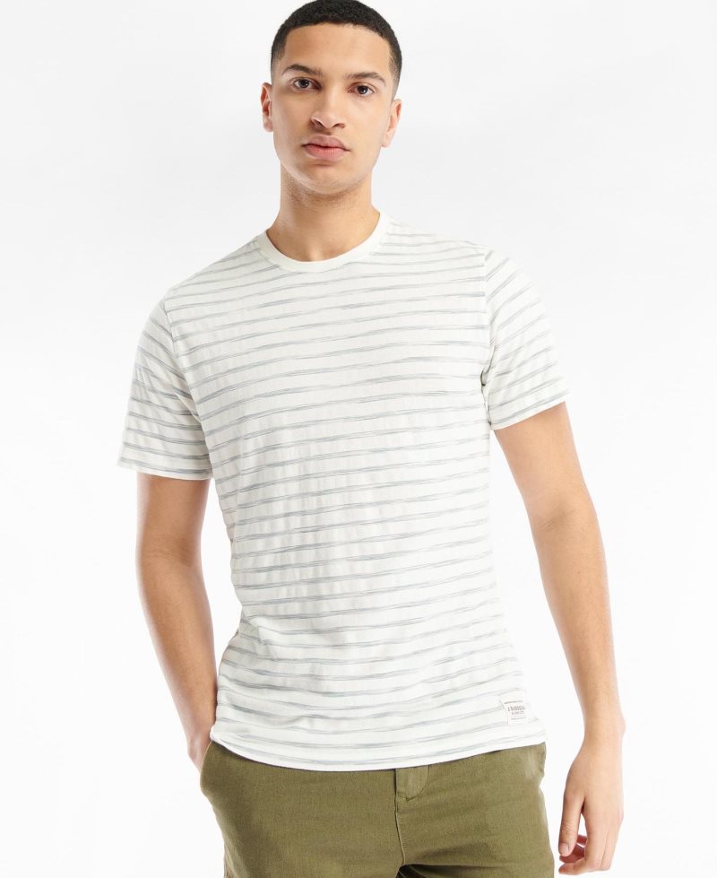 Barbour Topsale T-Shirt White | FHK608935