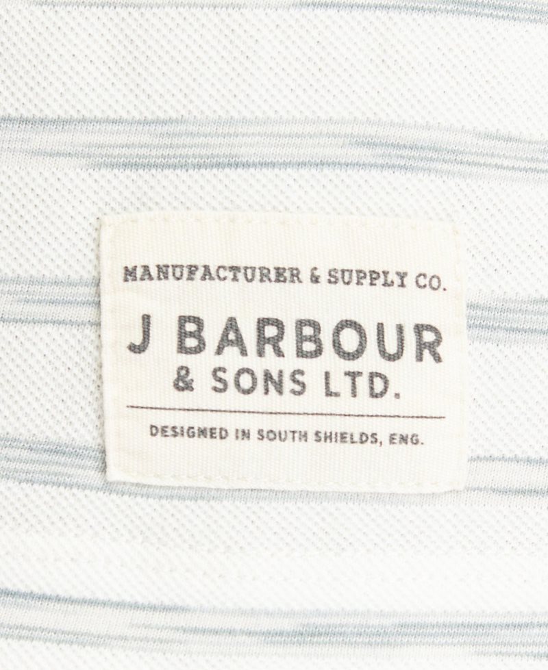 Barbour Topsale T-Shirt White | FHK608935