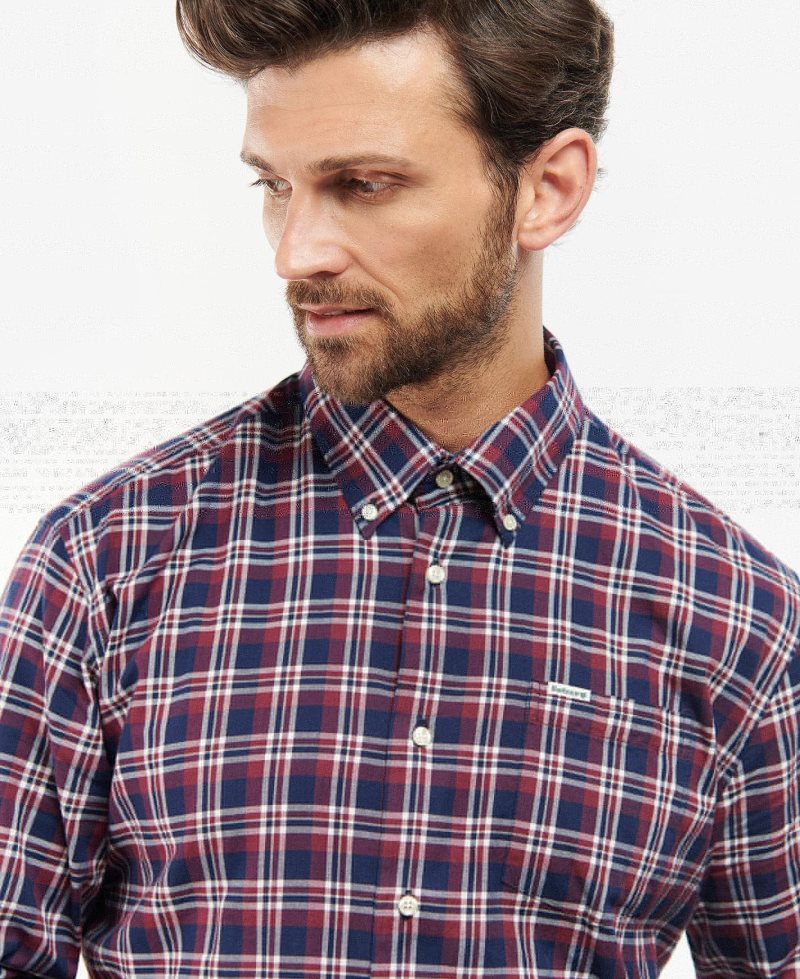 Barbour Turville Regular Fit Shirt Ecru Marl | NPX765493