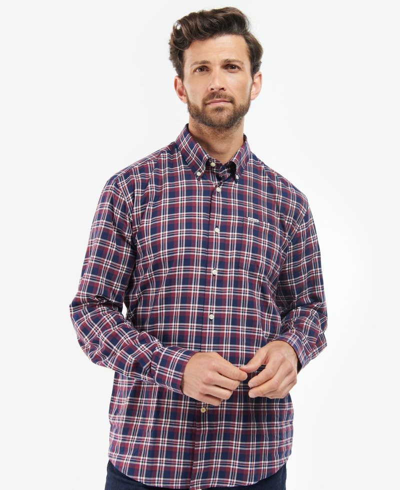 Barbour Turville Regular Fit Shirt Ecru Marl | NPX765493