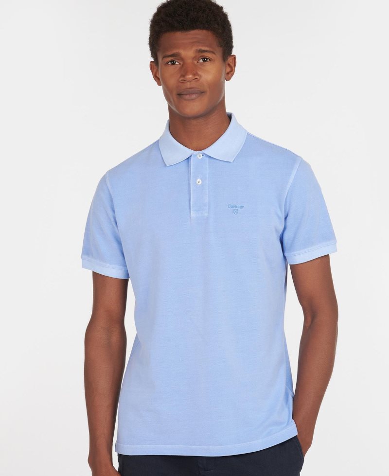 Barbour Washed Sports Polo Shirt Turf | KHO379465