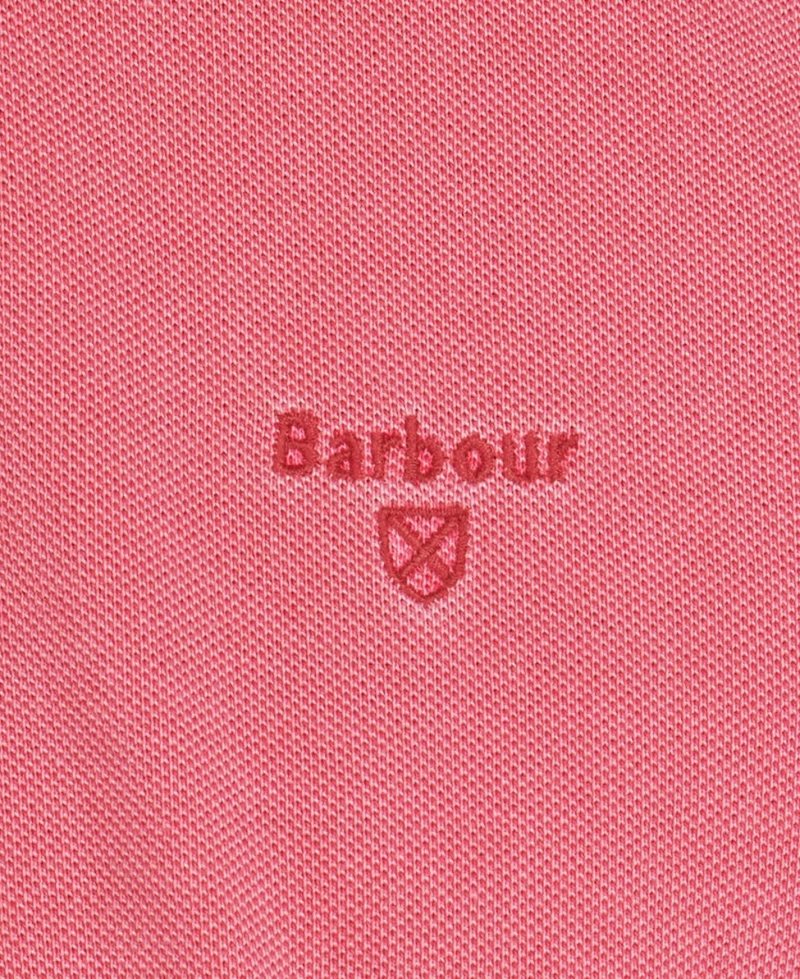 Barbour Washed Sports Polo Shirt Turf | XRI162943