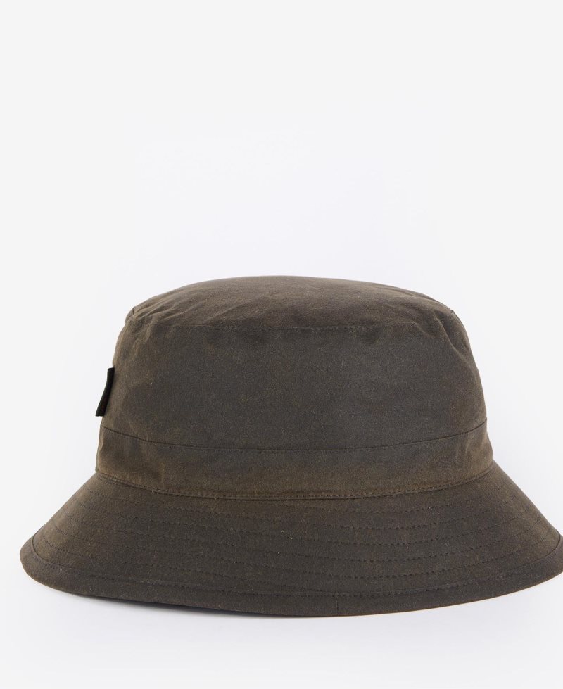 Barbour Wax Sports Hat Black | RUM510947