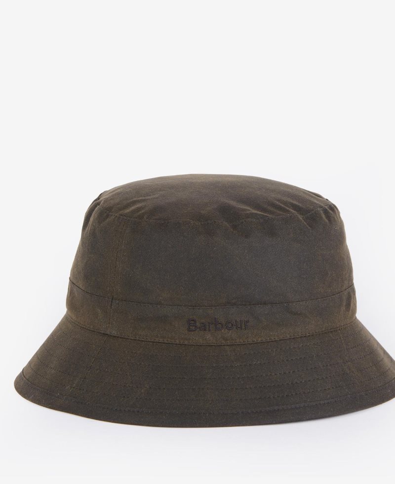 Barbour Wax Sports Hat Black | RUM510947