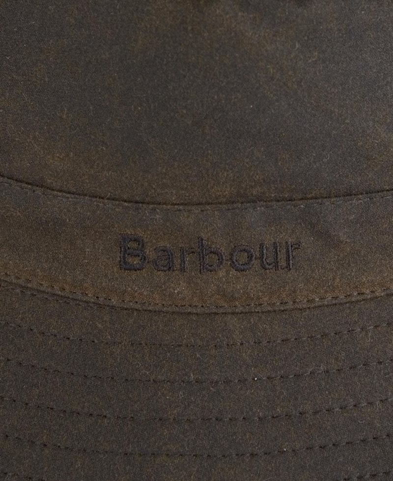 Barbour Wax Sports Hat Black | RUM510947