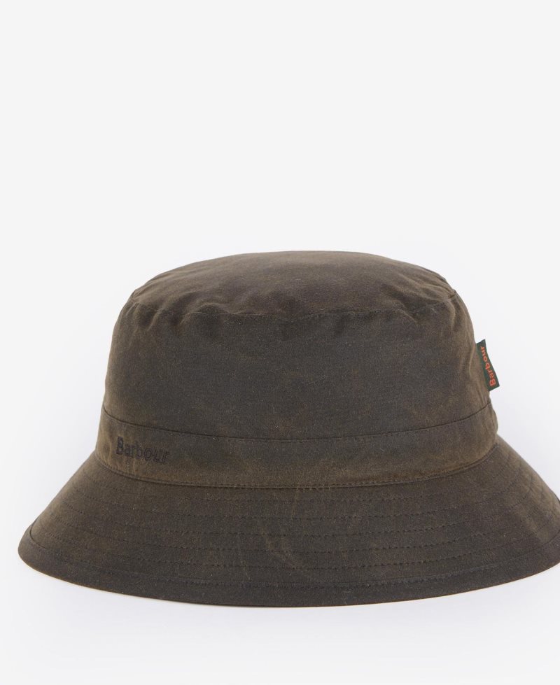 Barbour Wax Sports Hat Black | RUM510947