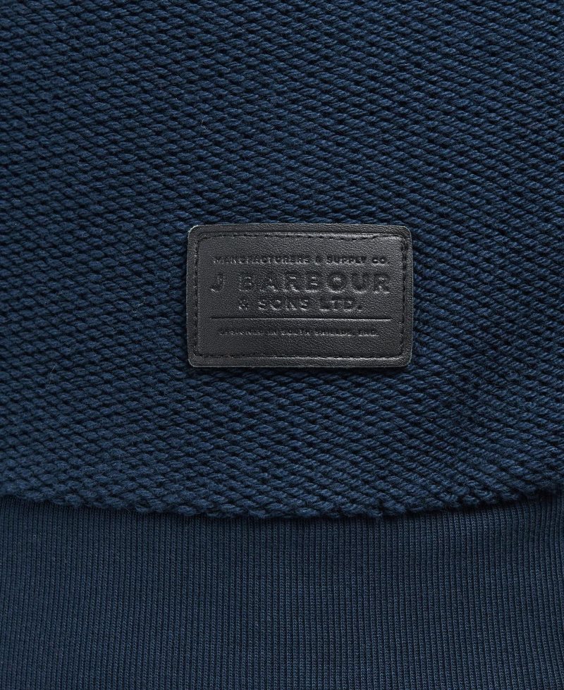 Barbour Wear Half Zip Navy | USX625973